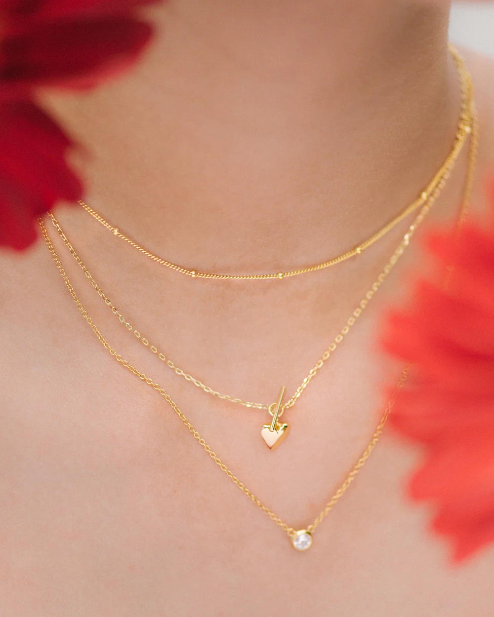 Amore Gold Necklace - Image 3
