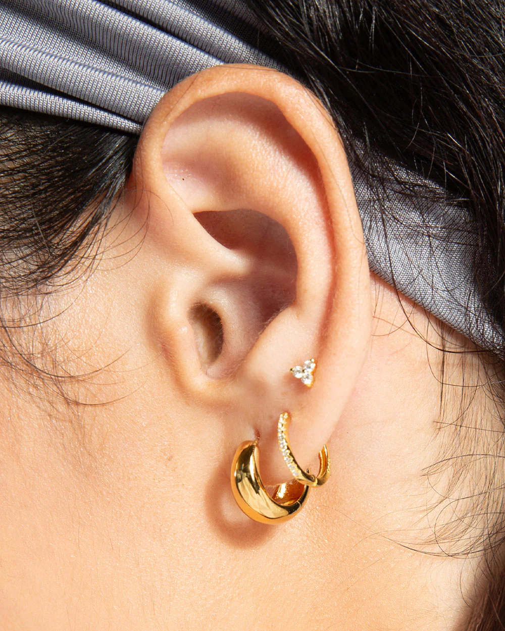 Barcelona Gold Hoops - Image 4