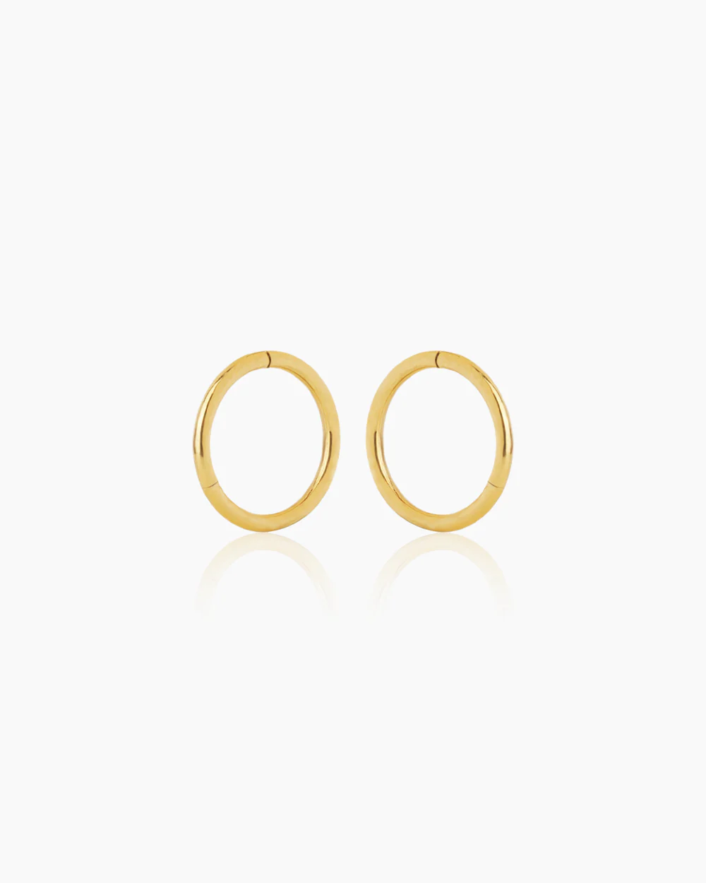 Blaire 8mm Gold Huggies