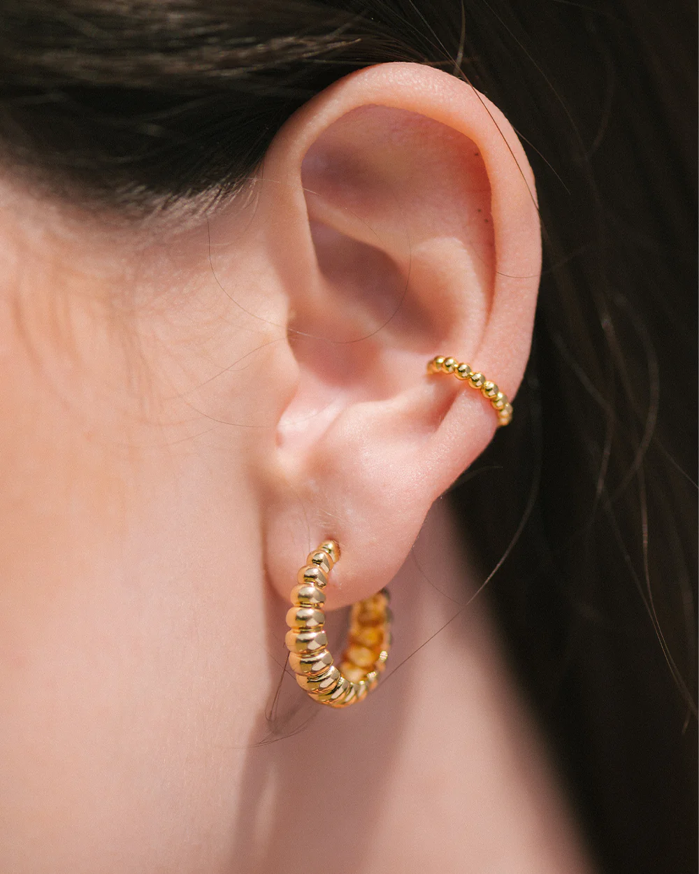 Bonnie Gold Hoops - Image 2