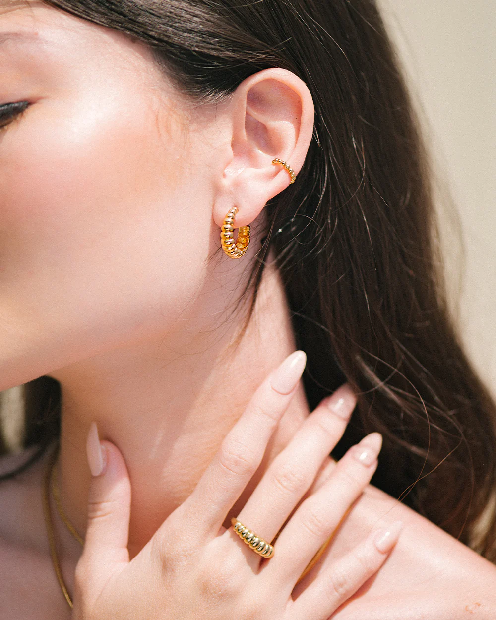 Bonnie Gold Hoops - Image 3