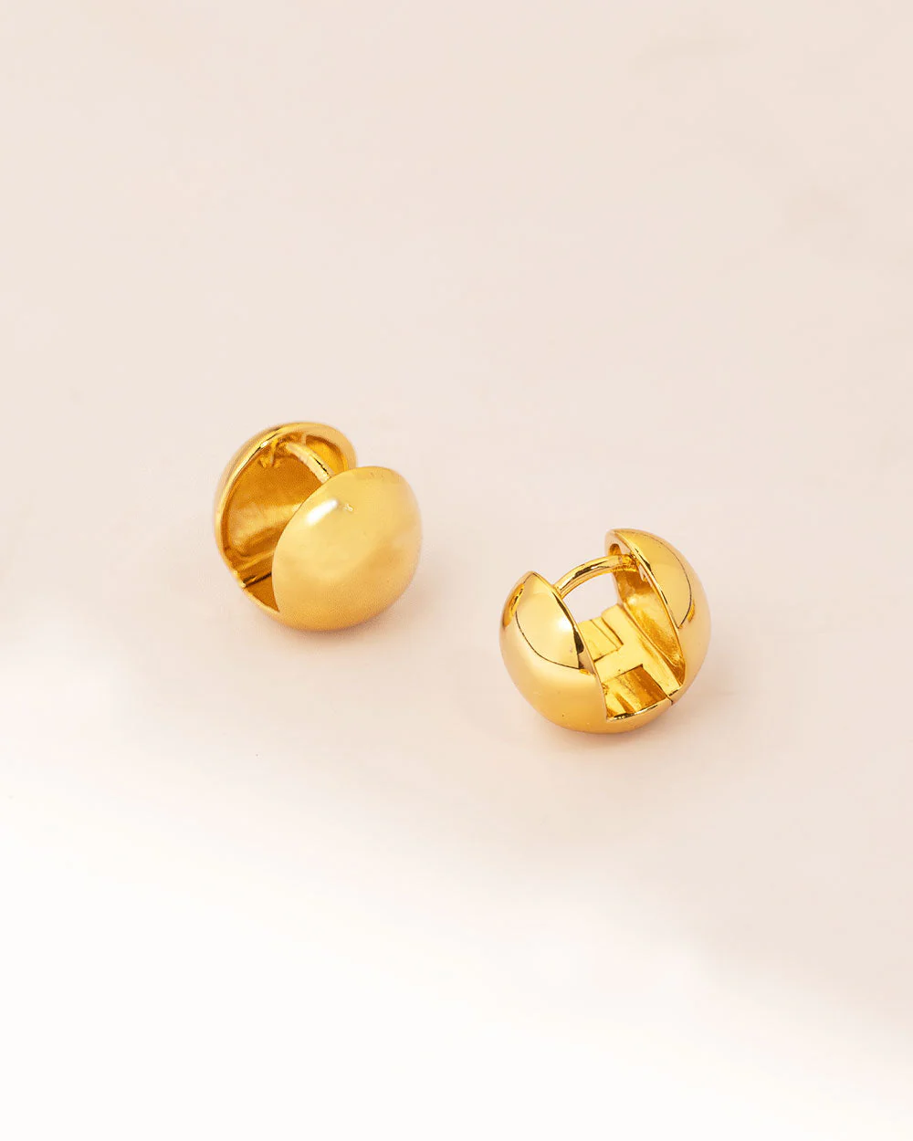Brie Gold Huggies - Image 5