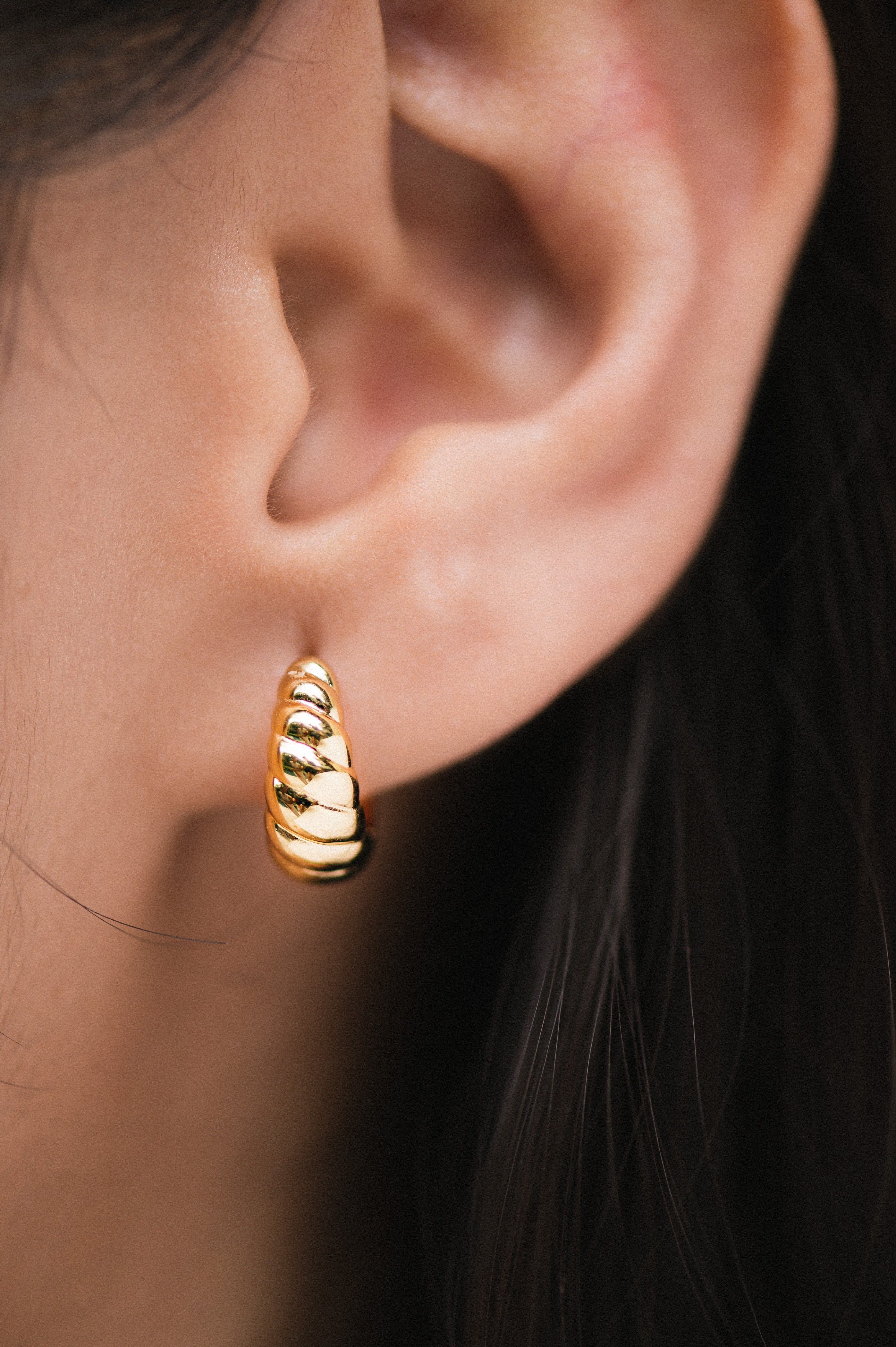 Candice Gold Hoops - Image 2