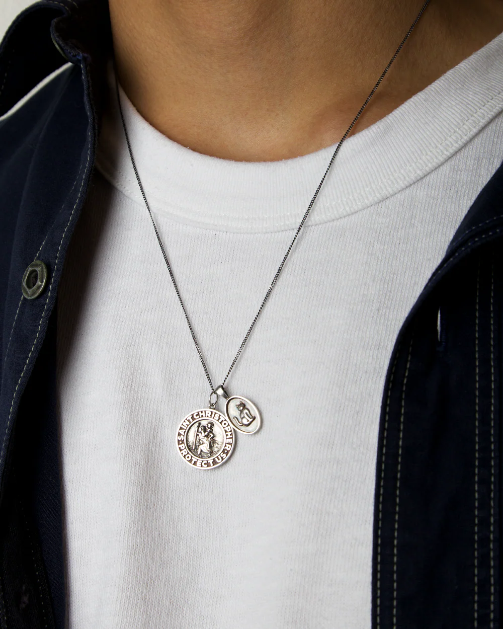 St. Christopher Silver Pendant - Image 4