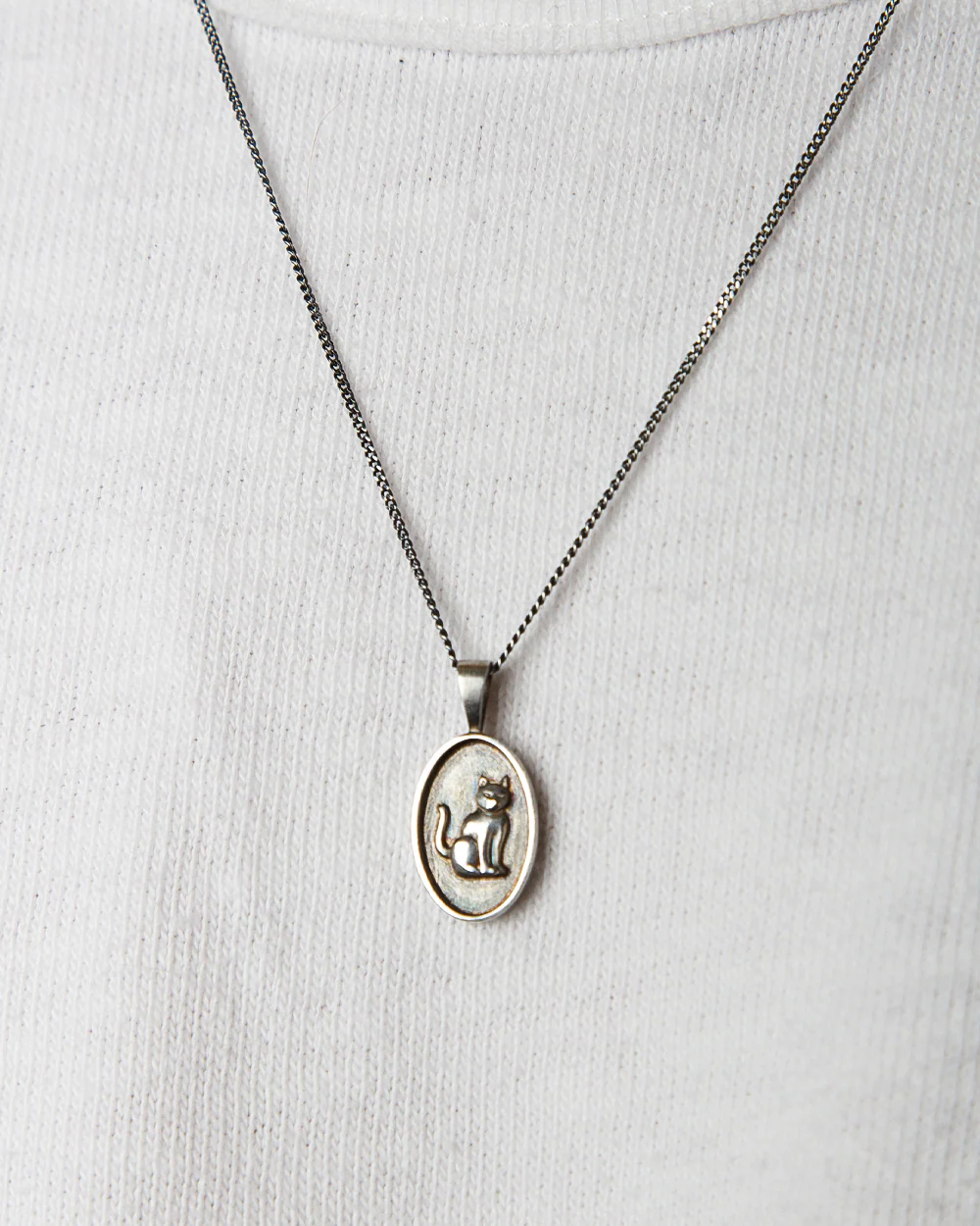 Cat Dad Silver Pendant - Image 5