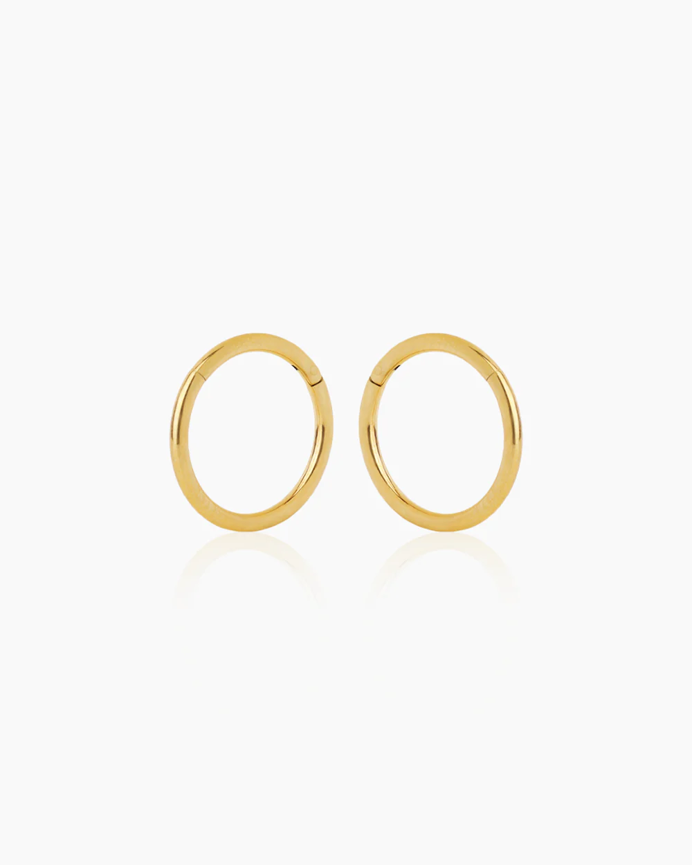 Cera 10mm Gold Huggies