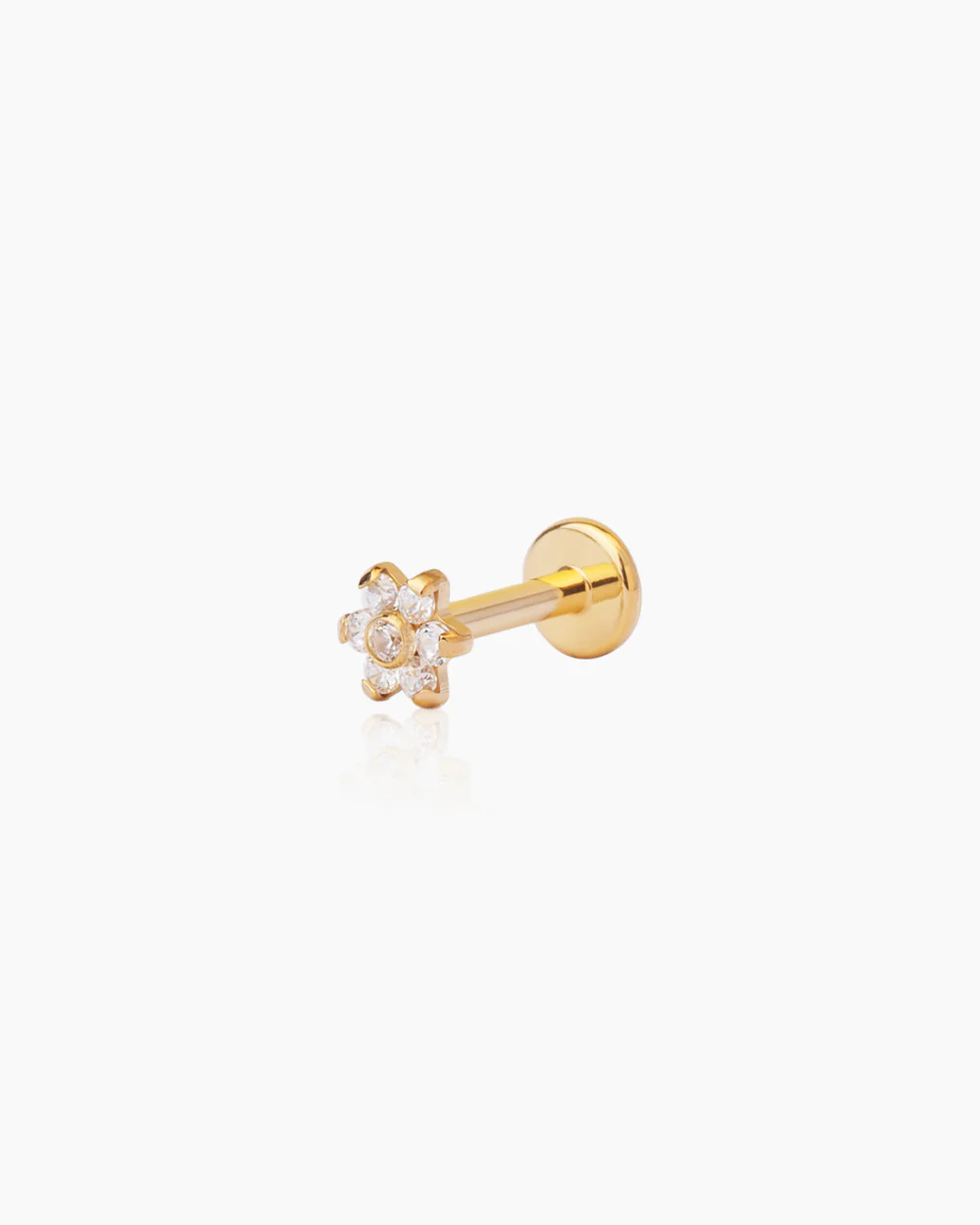 Chay Gold Flatback Stud