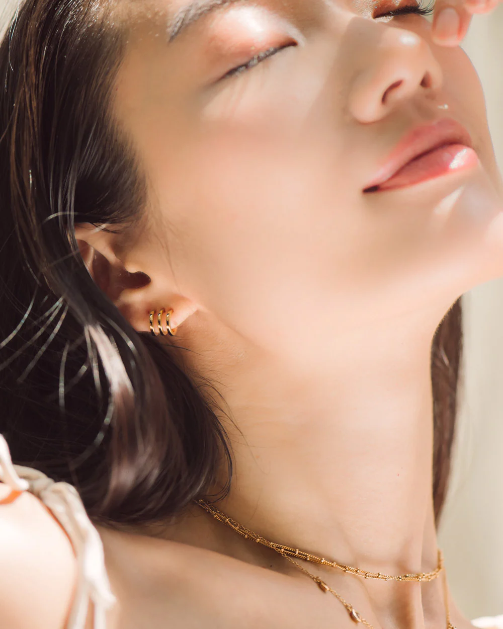 Chelsea Gold Huggies - Image 3