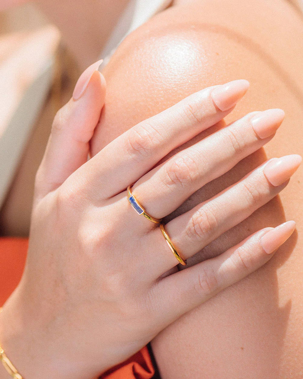 Cleo Lapis Lazuli Gold Ring - Image 3