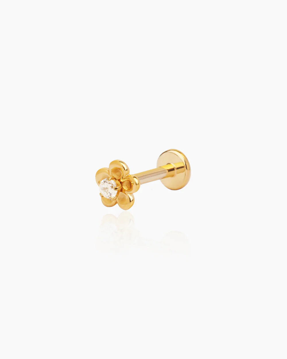 Mika Gold Flatback Stud