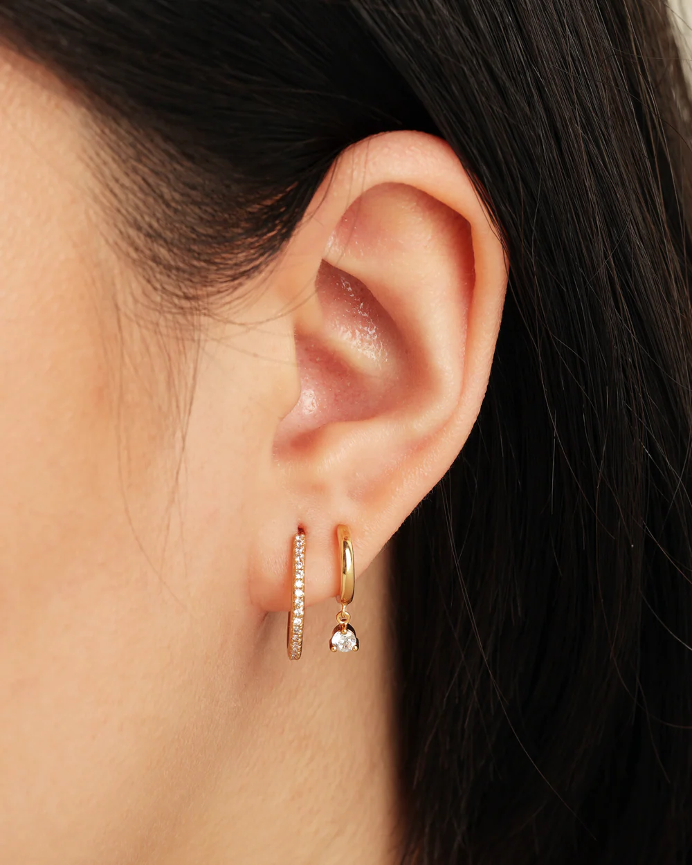 Natasha Gold Hoops - Image 2
