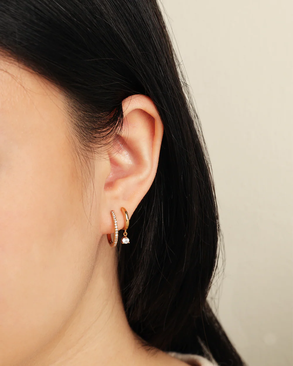 Natasha Gold Hoops - Image 3