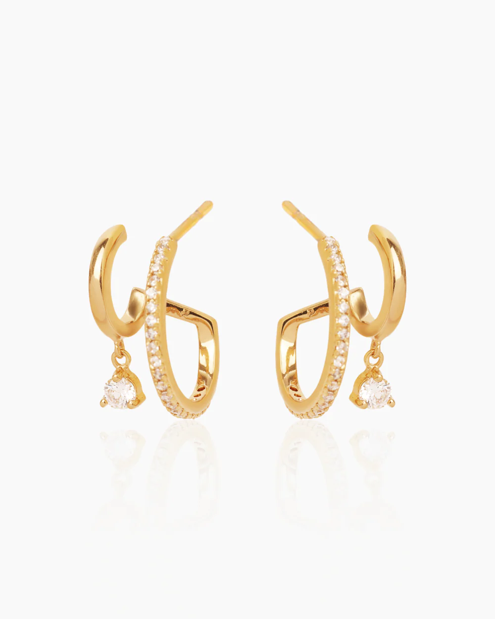 Natasha Gold Hoops