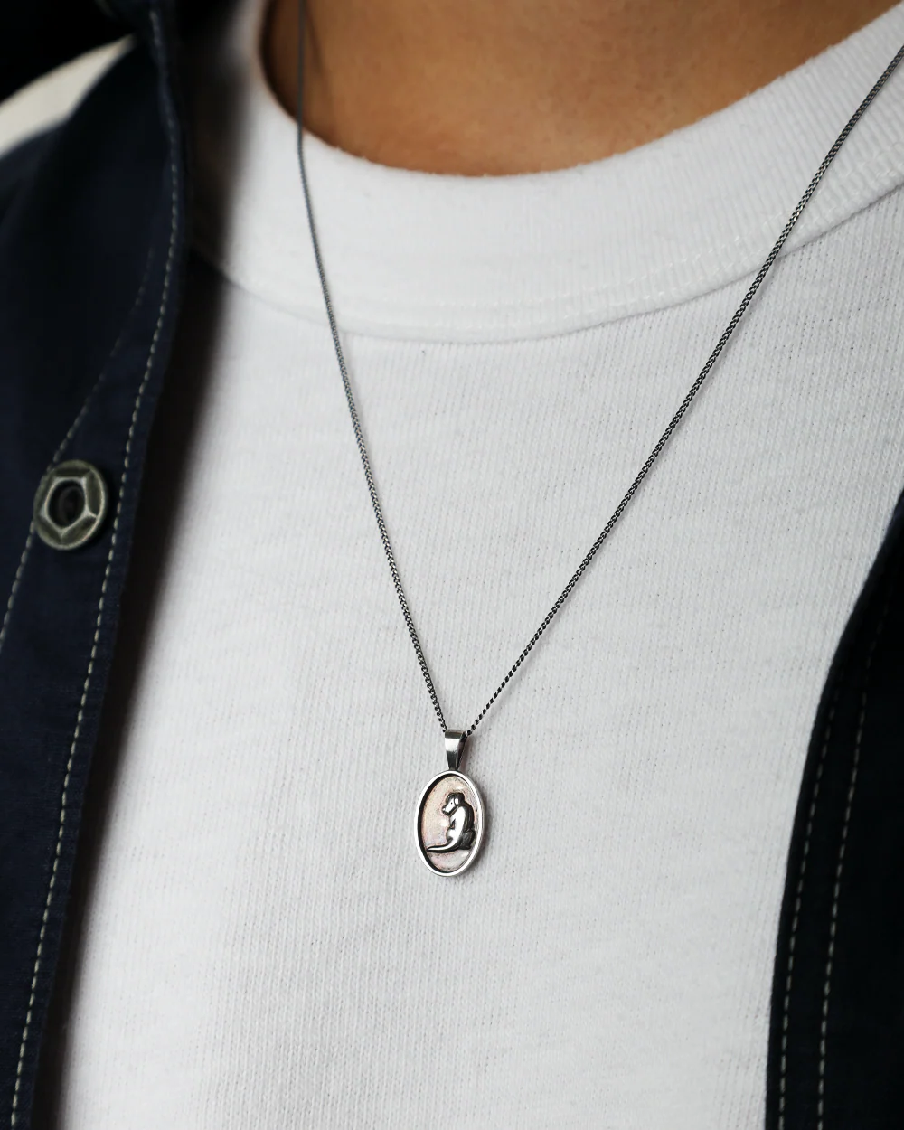 Dog Dad Silver Pendant - Image 2