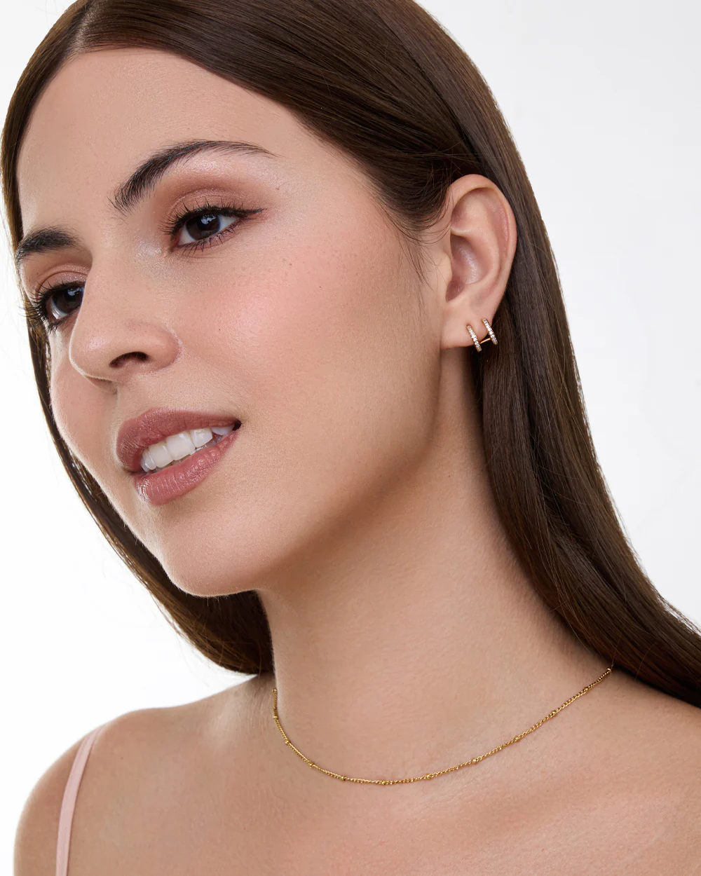 Emma Gold Huggies - Image 3