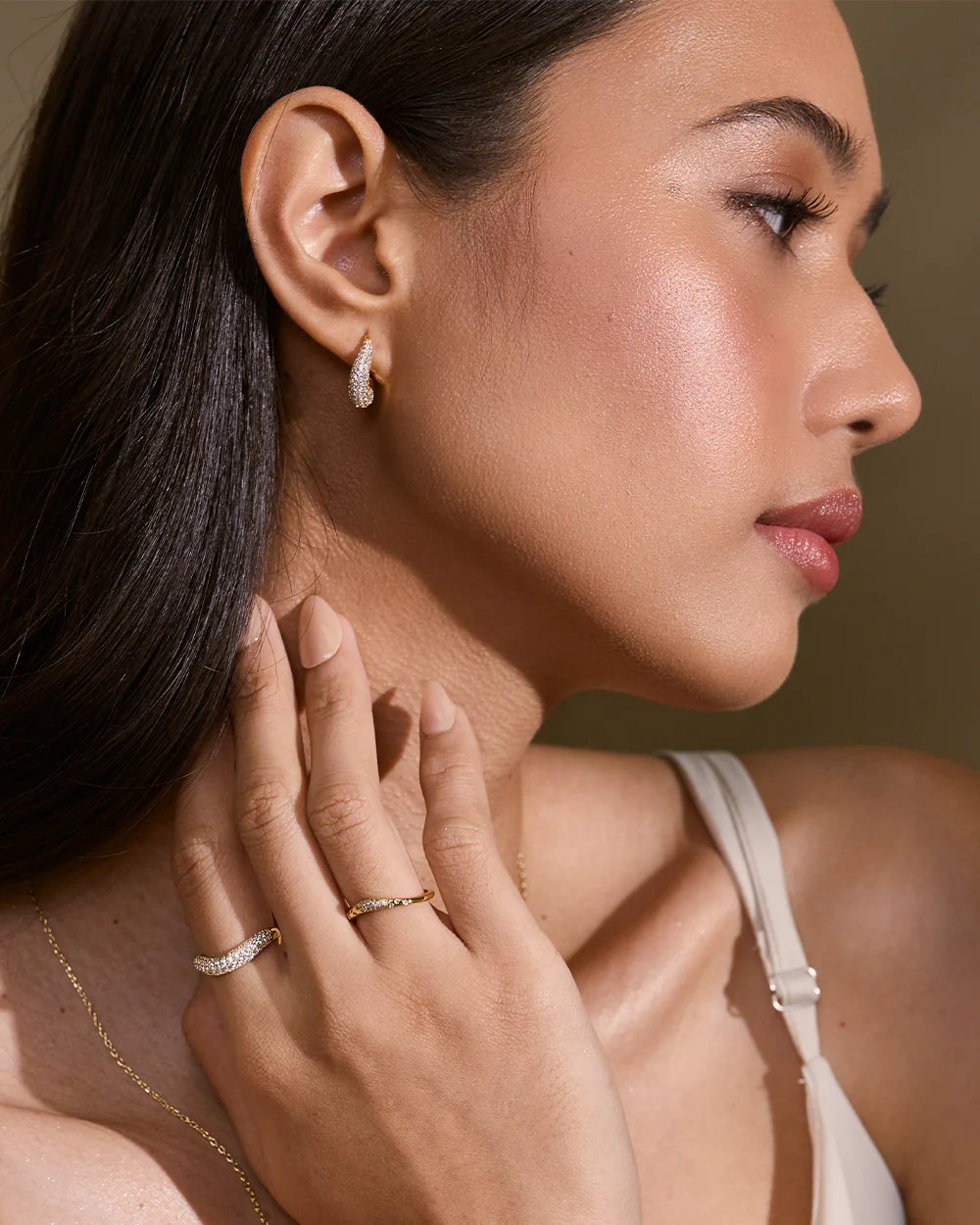 Felicia Gold Hoops - Image 4