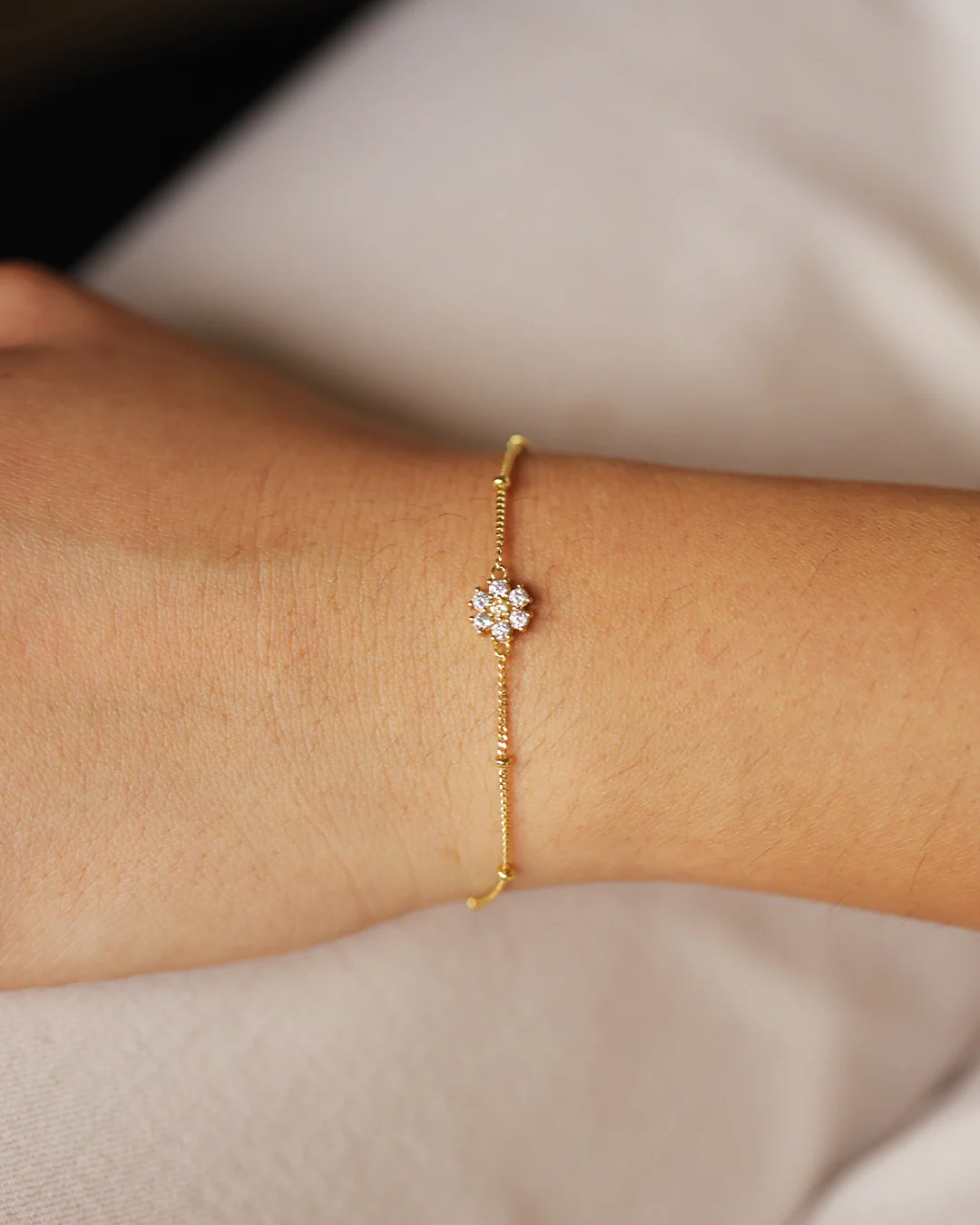 Flora Gold Bracelet - Image 2