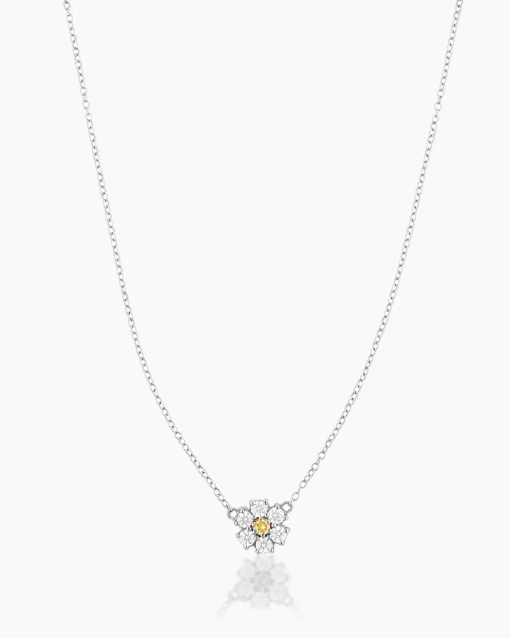 Flora Silver Necklace
