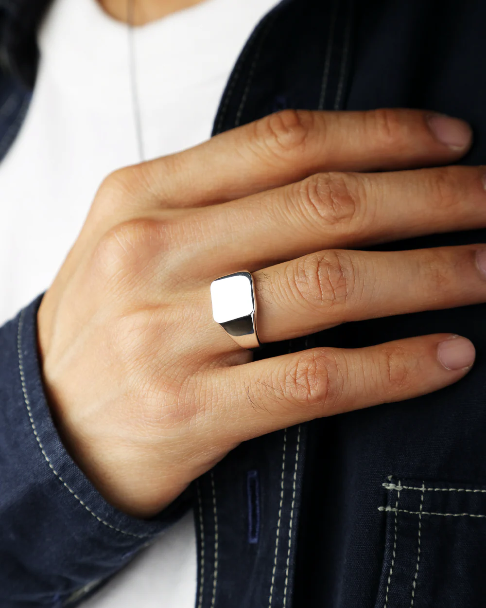 George Silver Ring - Image 2