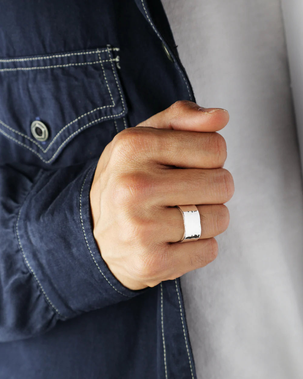 Matthew Silver Ring - Image 3