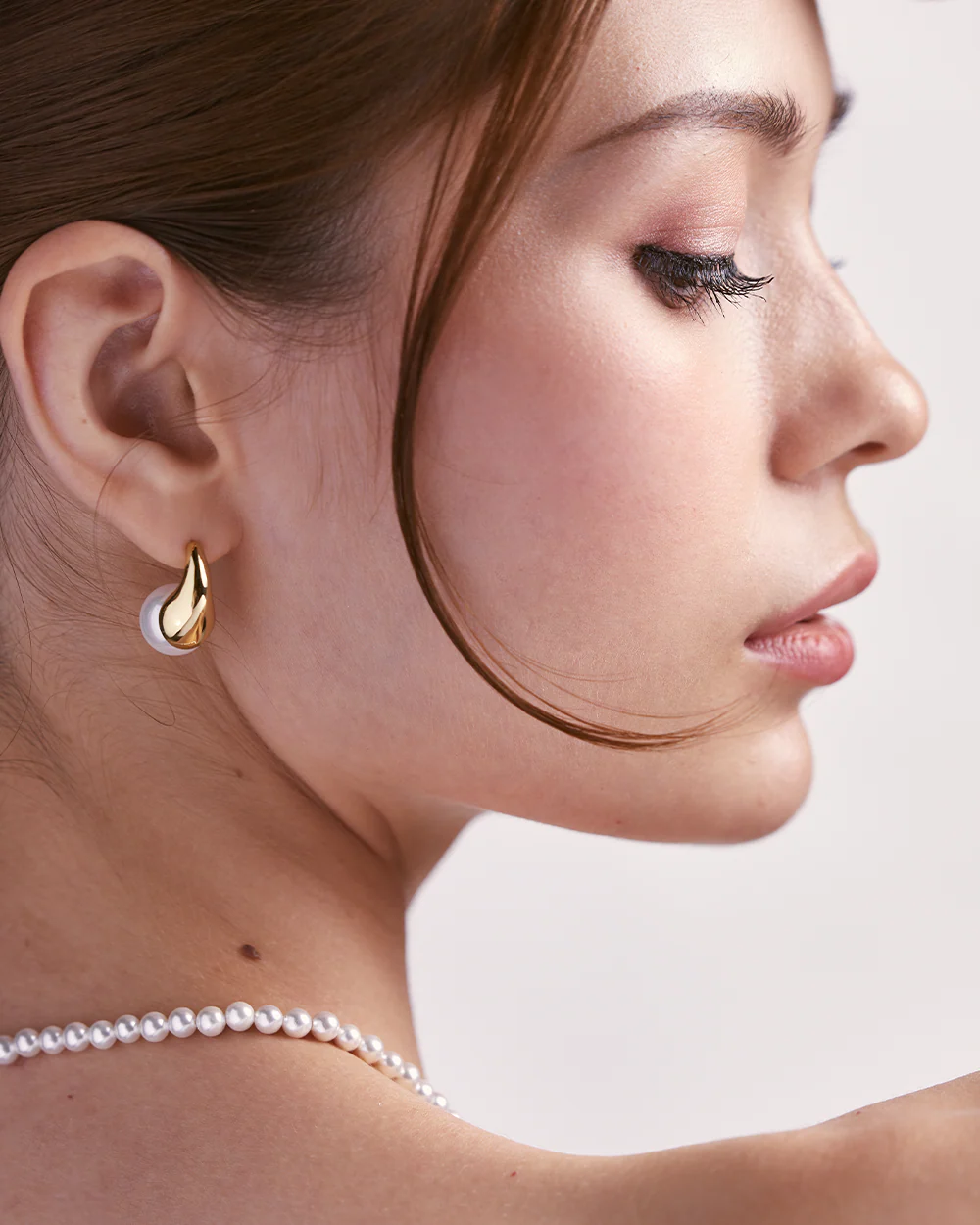 Georgina Gold Studs - Image 2