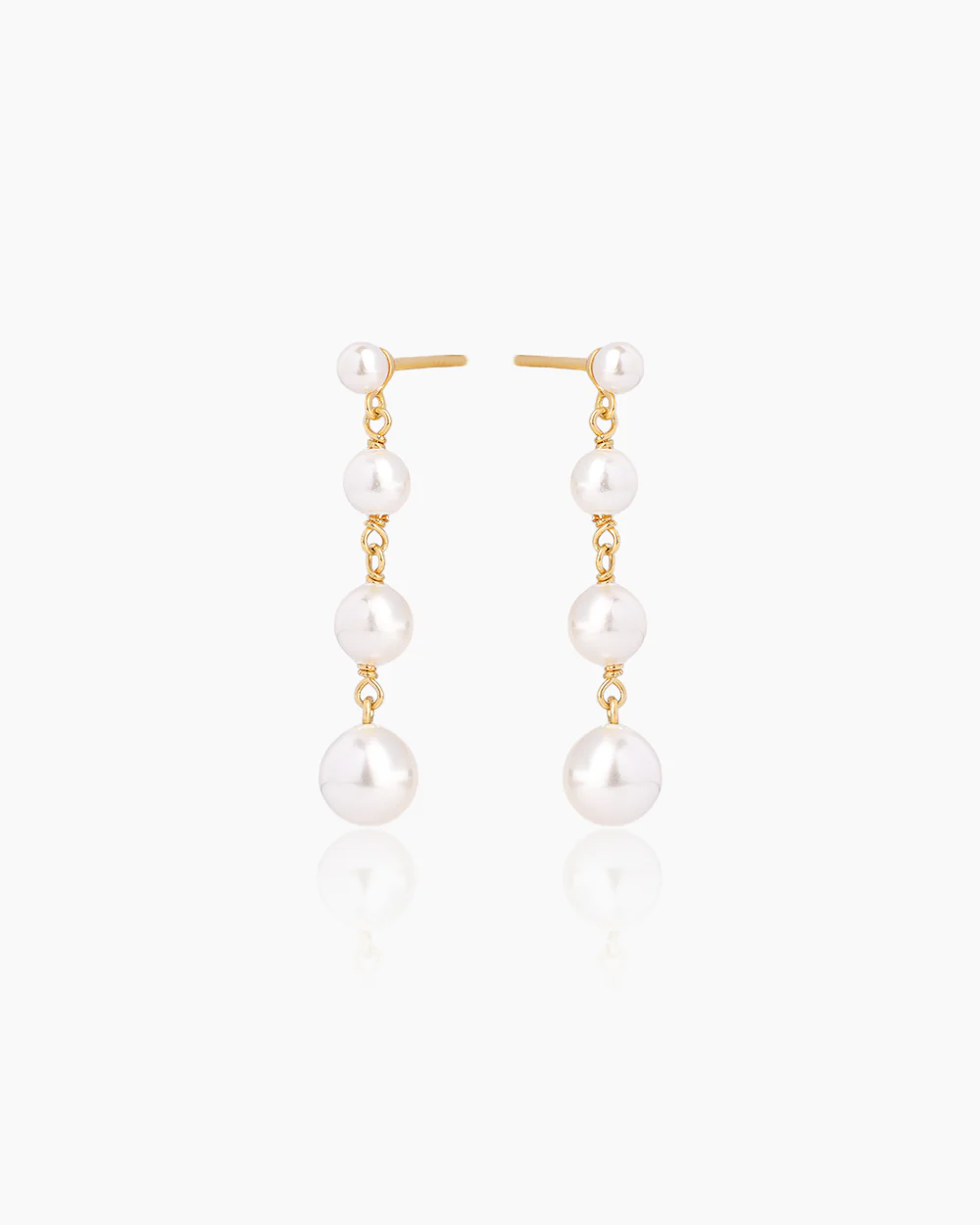 Isabella Gold Drop Studs