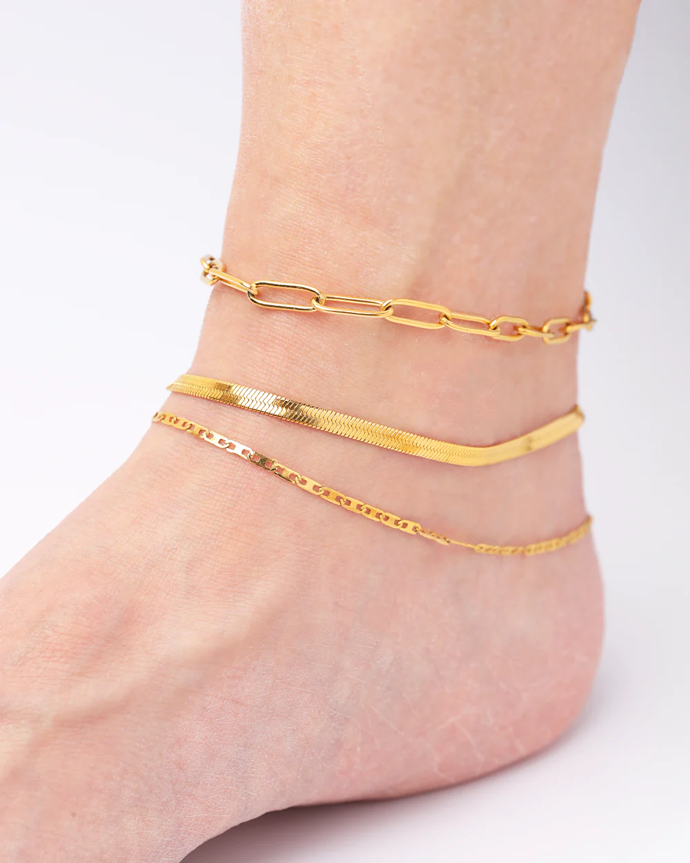 Micah Gold Anklet - Image 3
