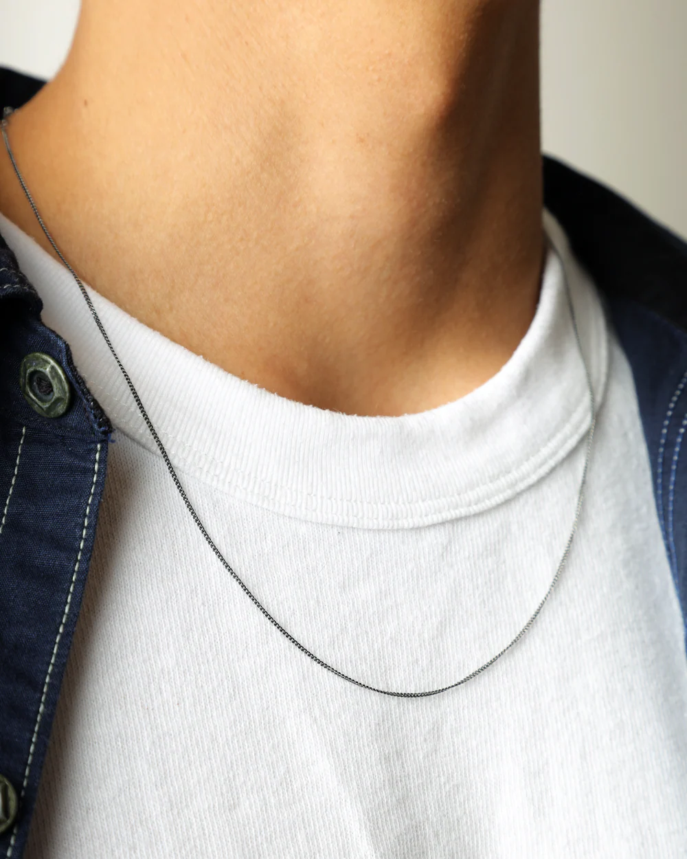 James Oxidized Silver Necklace - Image 3