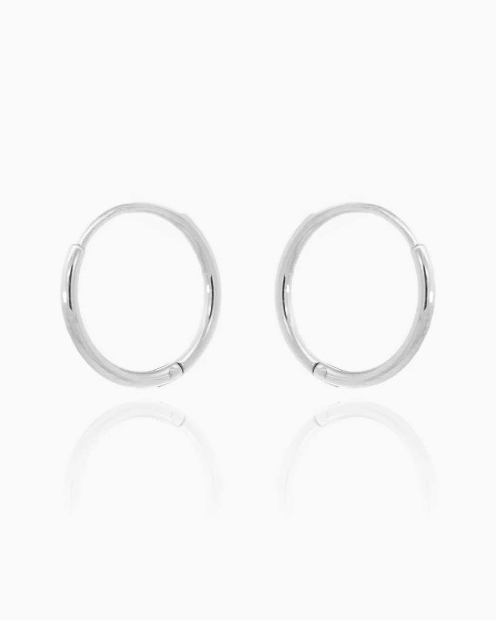 Jessica Silver Hoops