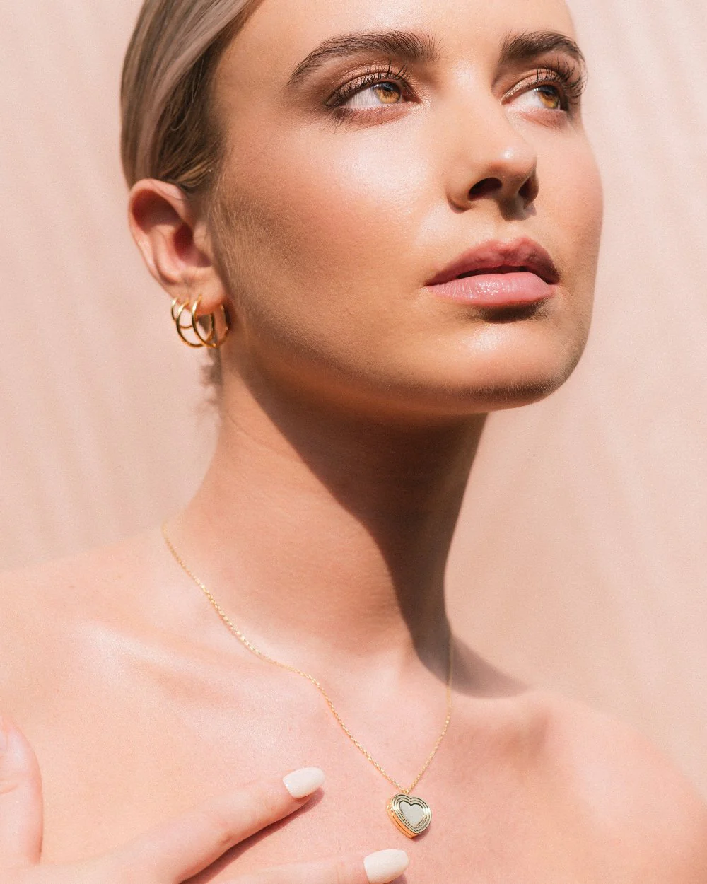 Jessica Gold Hoops - Image 3