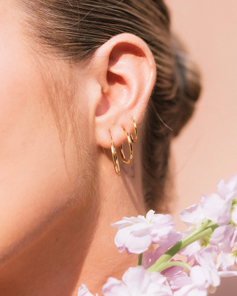 Jessica Silver Hoops - Image 5
