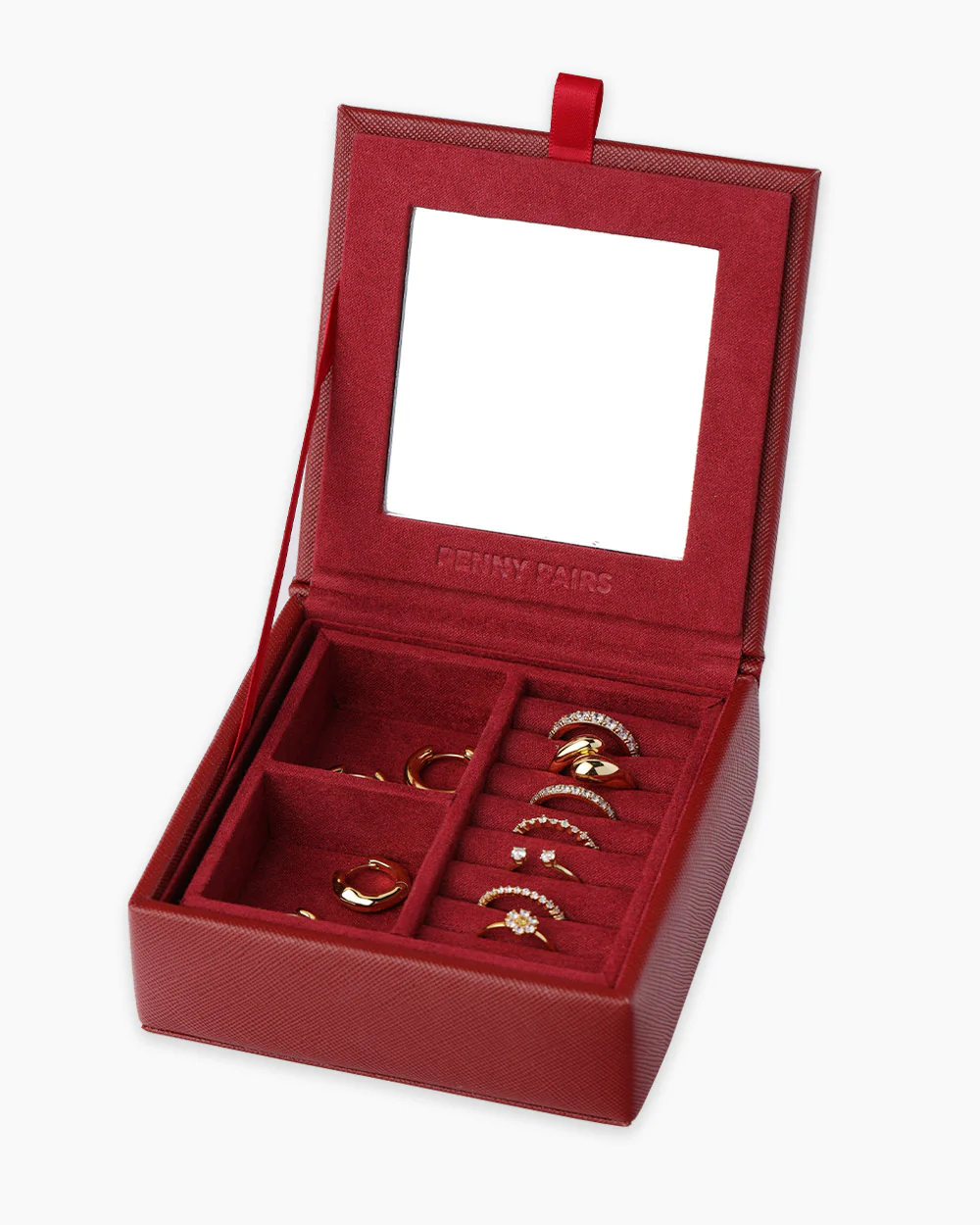 Burgundy Jewelry Box - Image 2