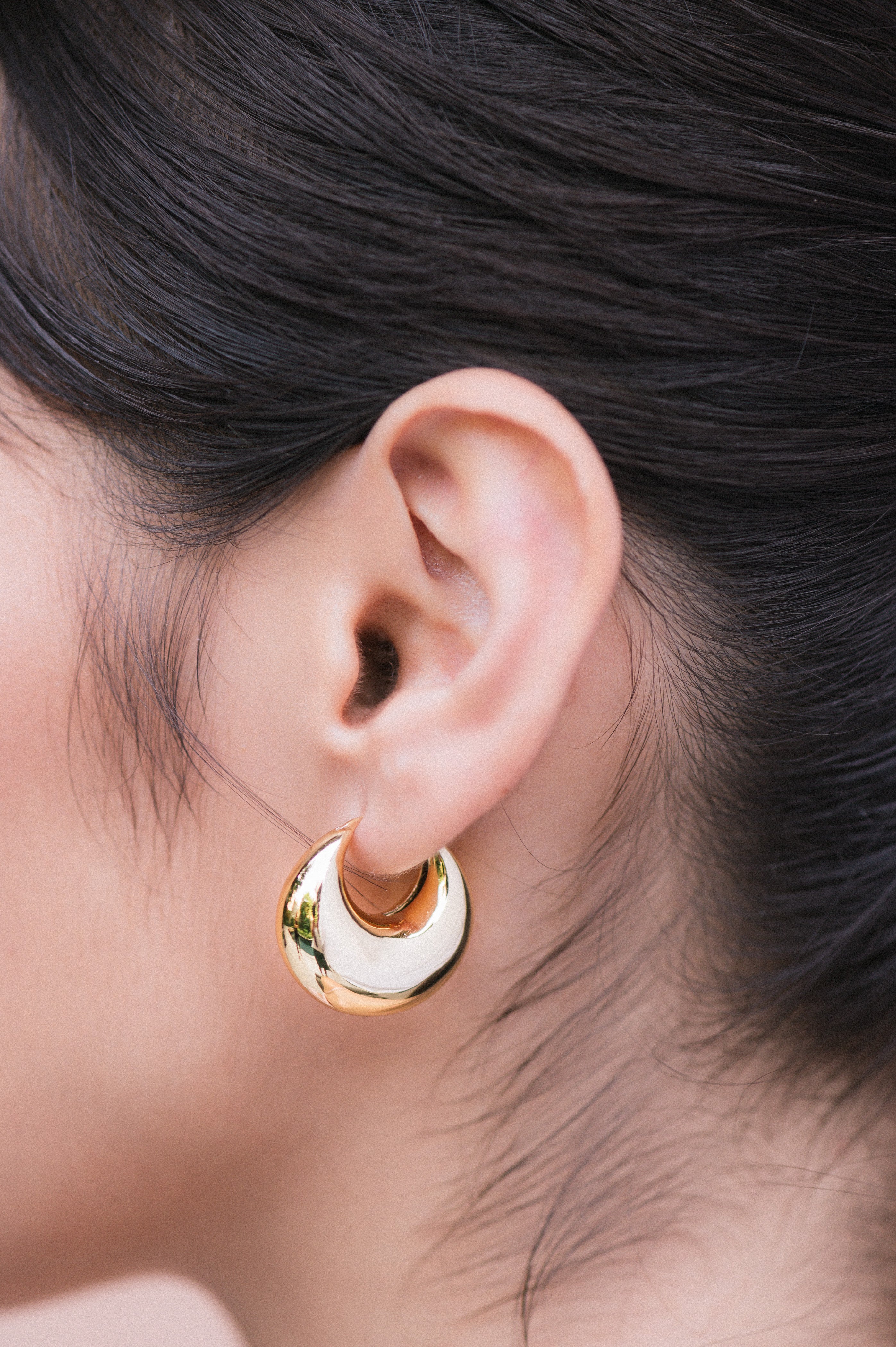 Kendall Gold Hoops - Image 2