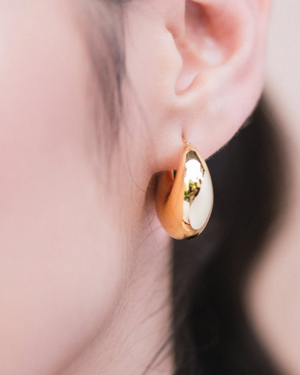 Kendall Gold Hoops - Image 3