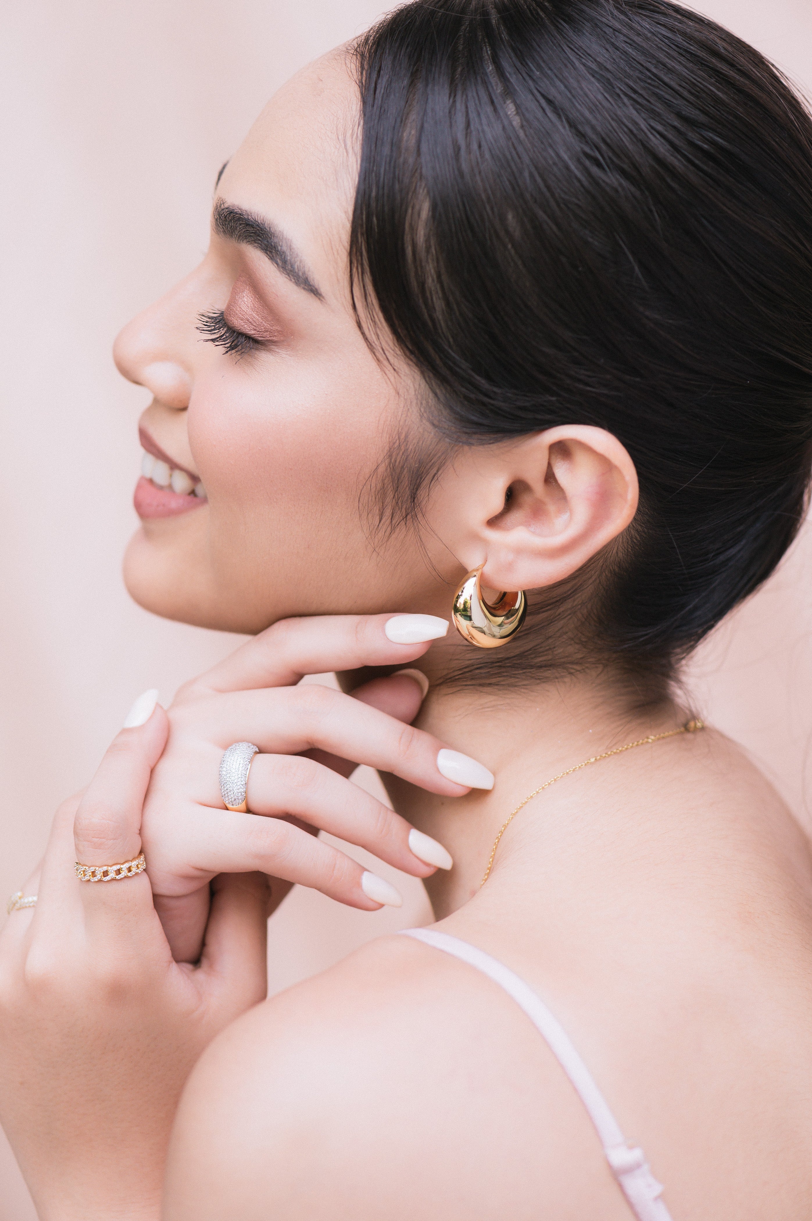 Kendall Gold Hoops - Image 4