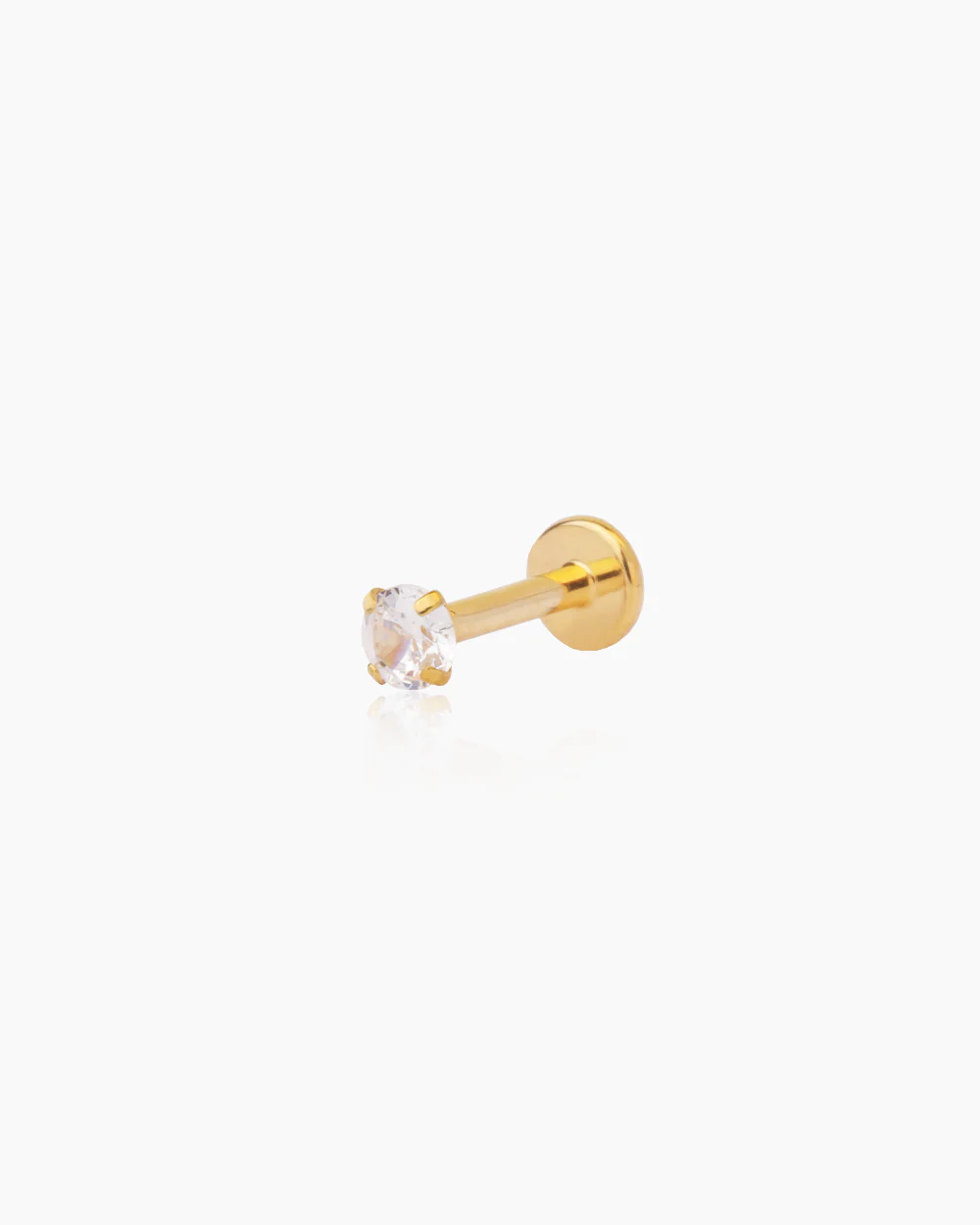 Kim Gold Flatback Stud