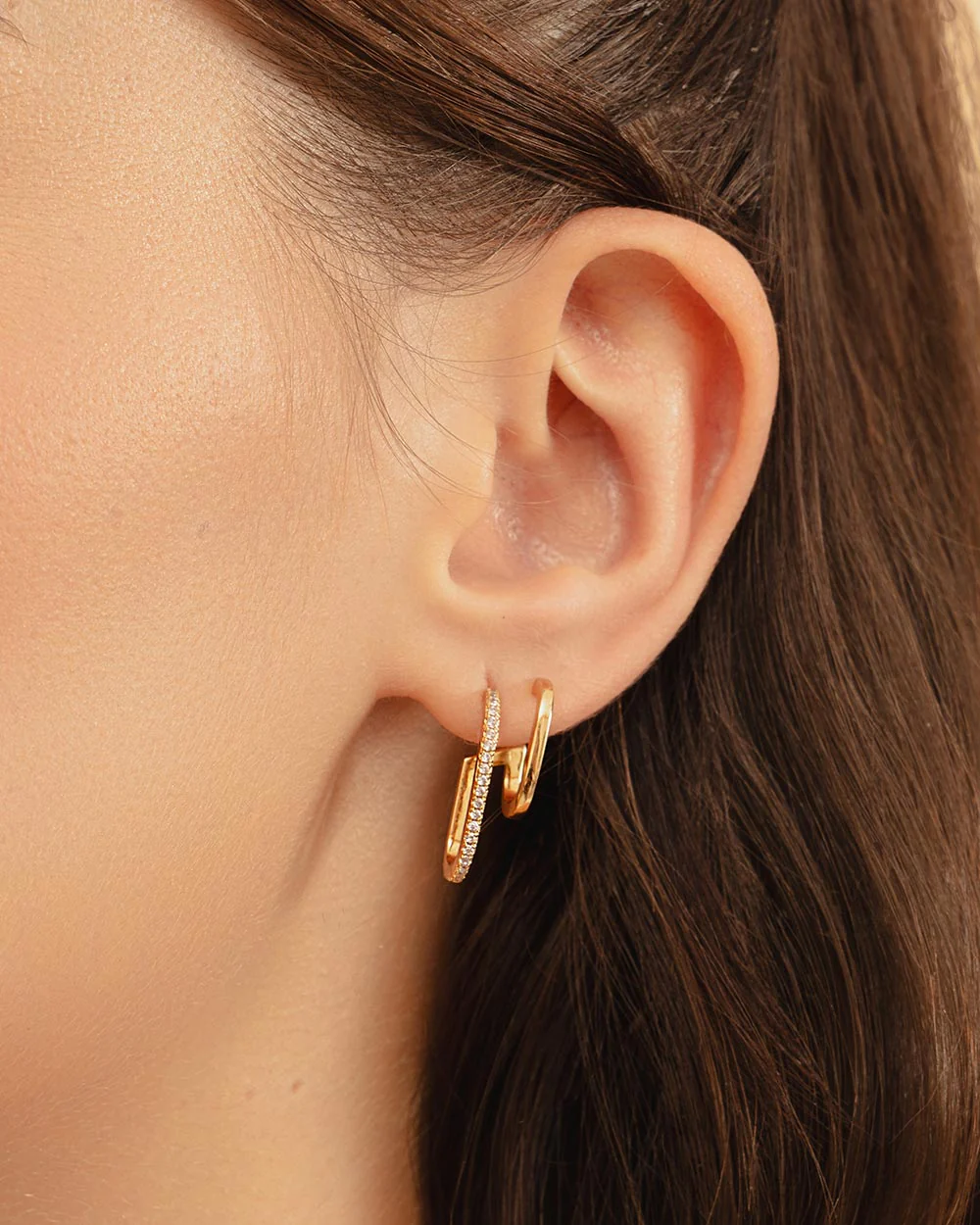 Larissa Gold Hoops - Image 2