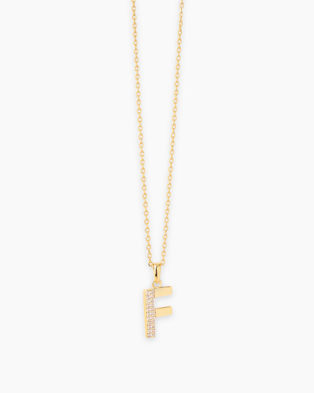 Letter Gold Necklace - Image 11