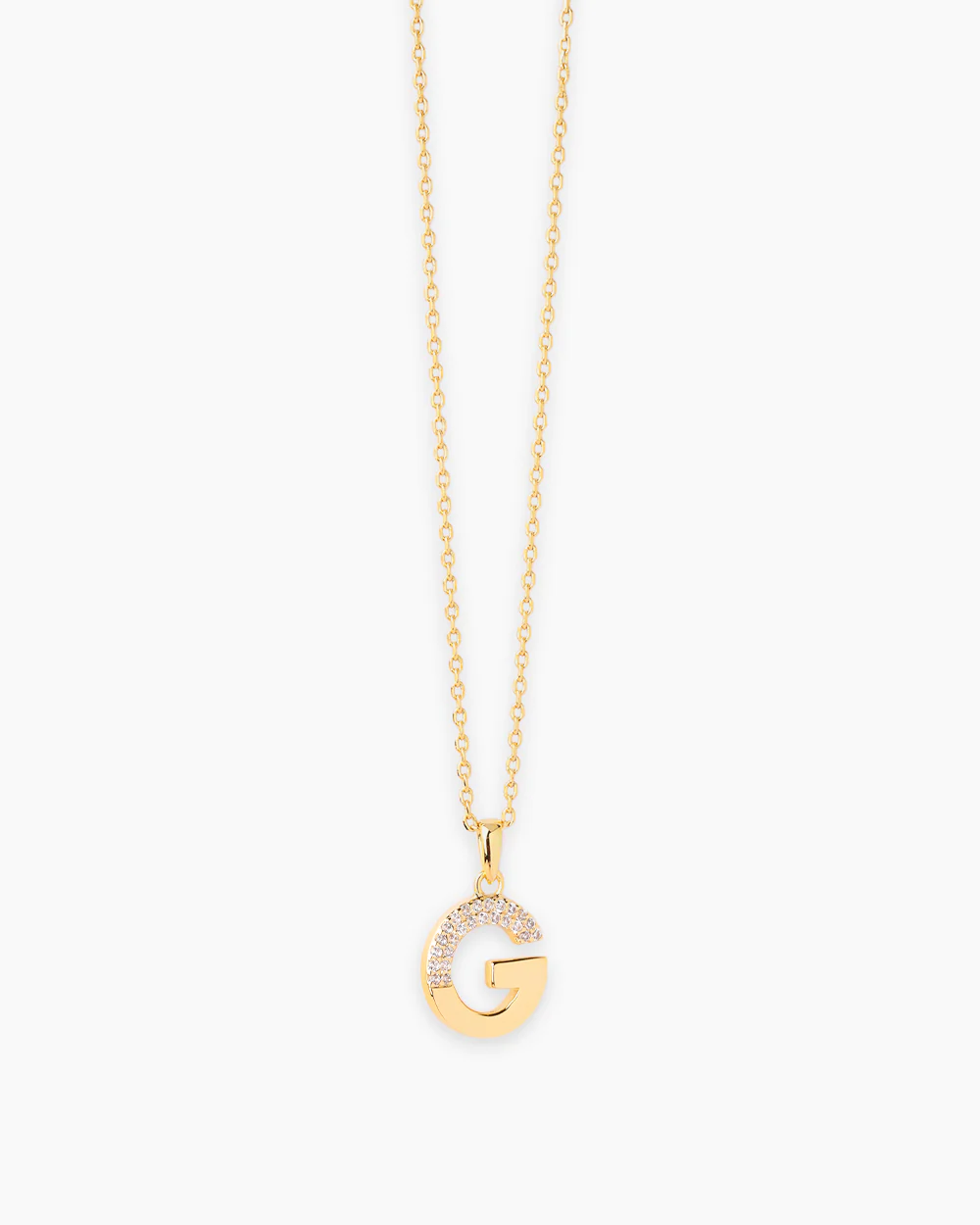 Letter Gold Necklace - Image 12