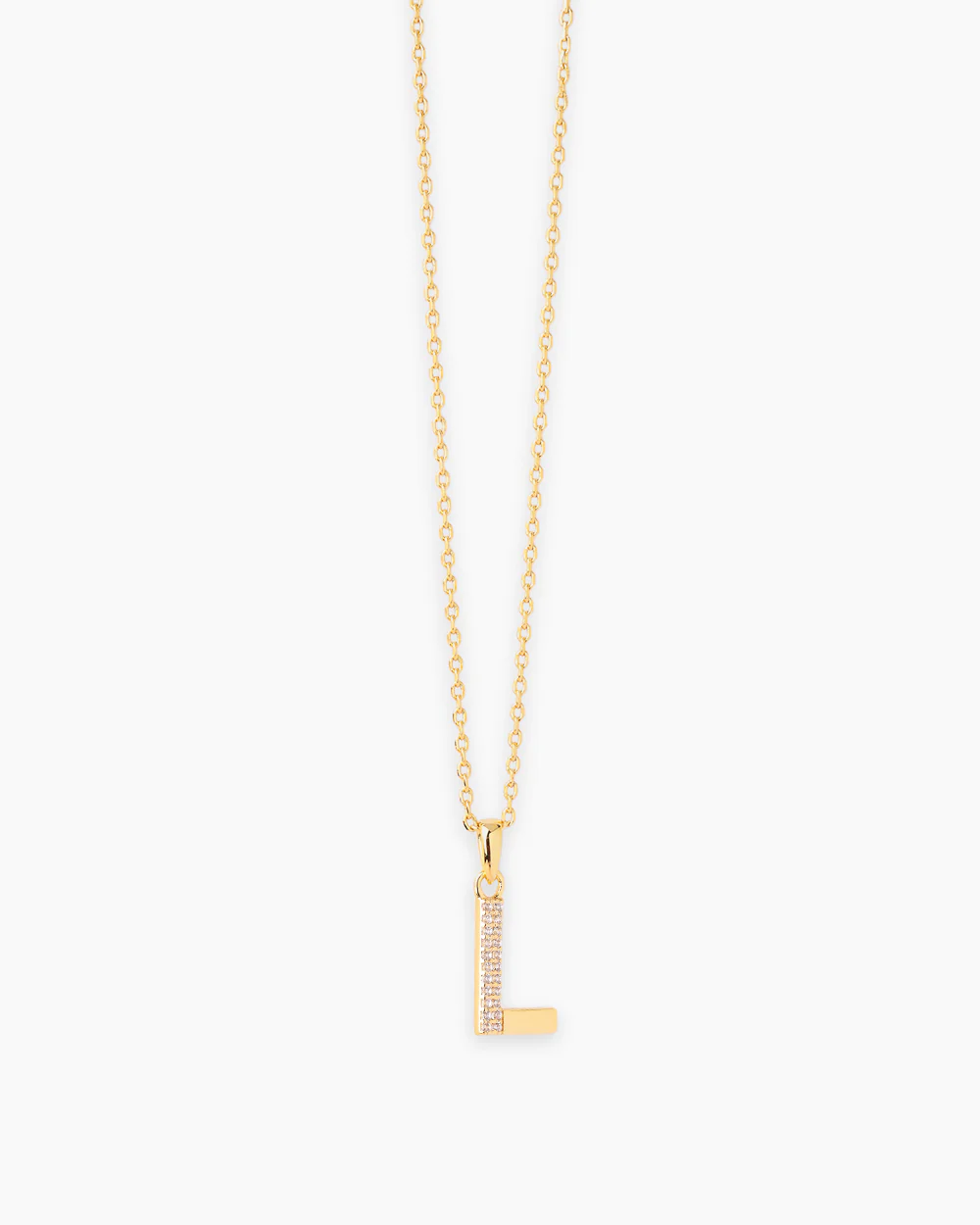 Letter Gold Necklace - Image 17