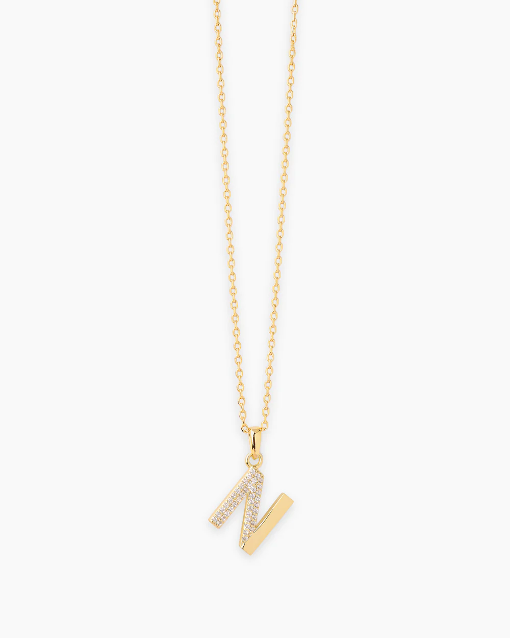 Letter Gold Necklace - Image 19