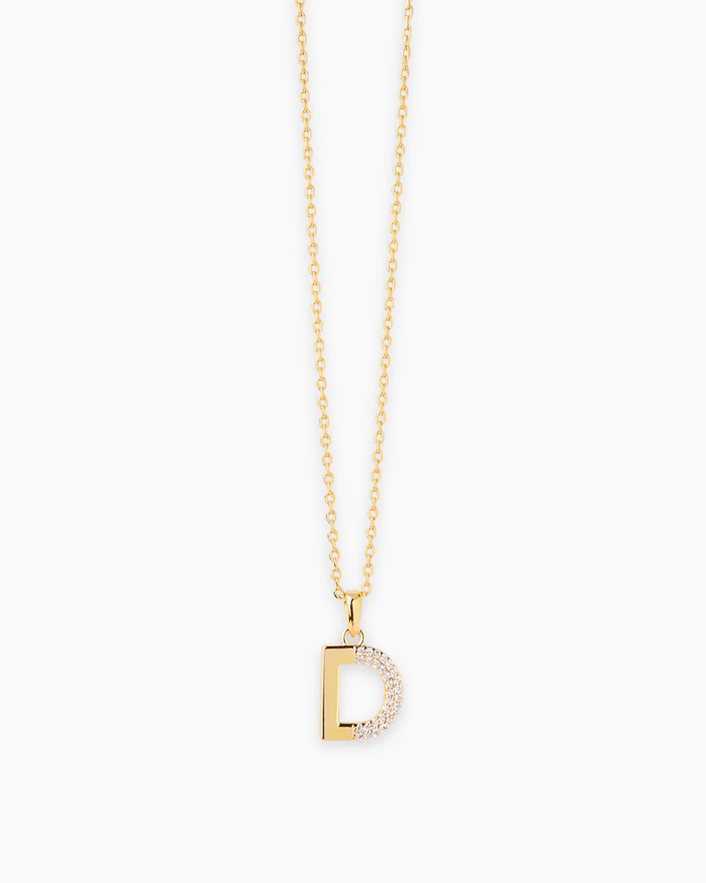 Letter Gold Necklace - Image 9