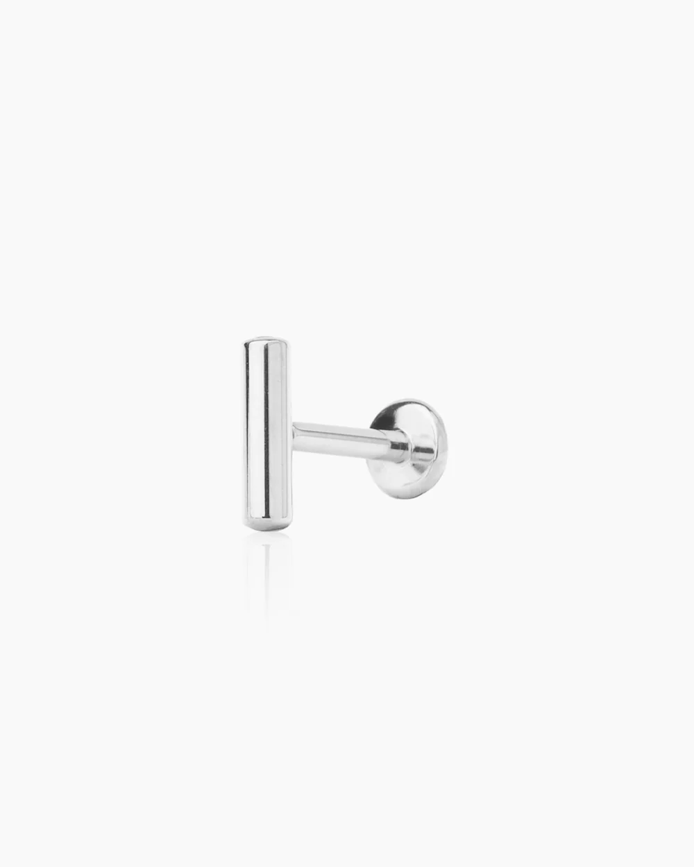 Lex Silver Flatback Stud