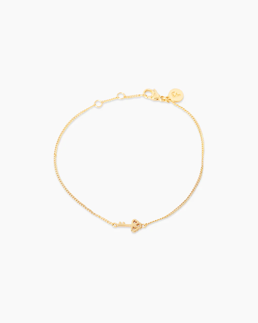 Lock and Key Gold Bracelet Set - Image 4