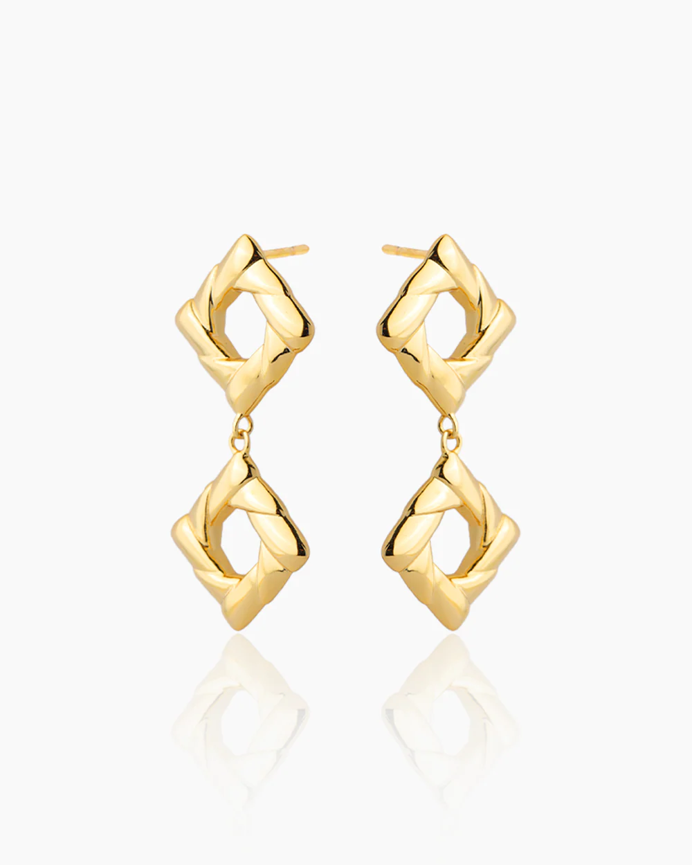 Mariela Gold Studs
