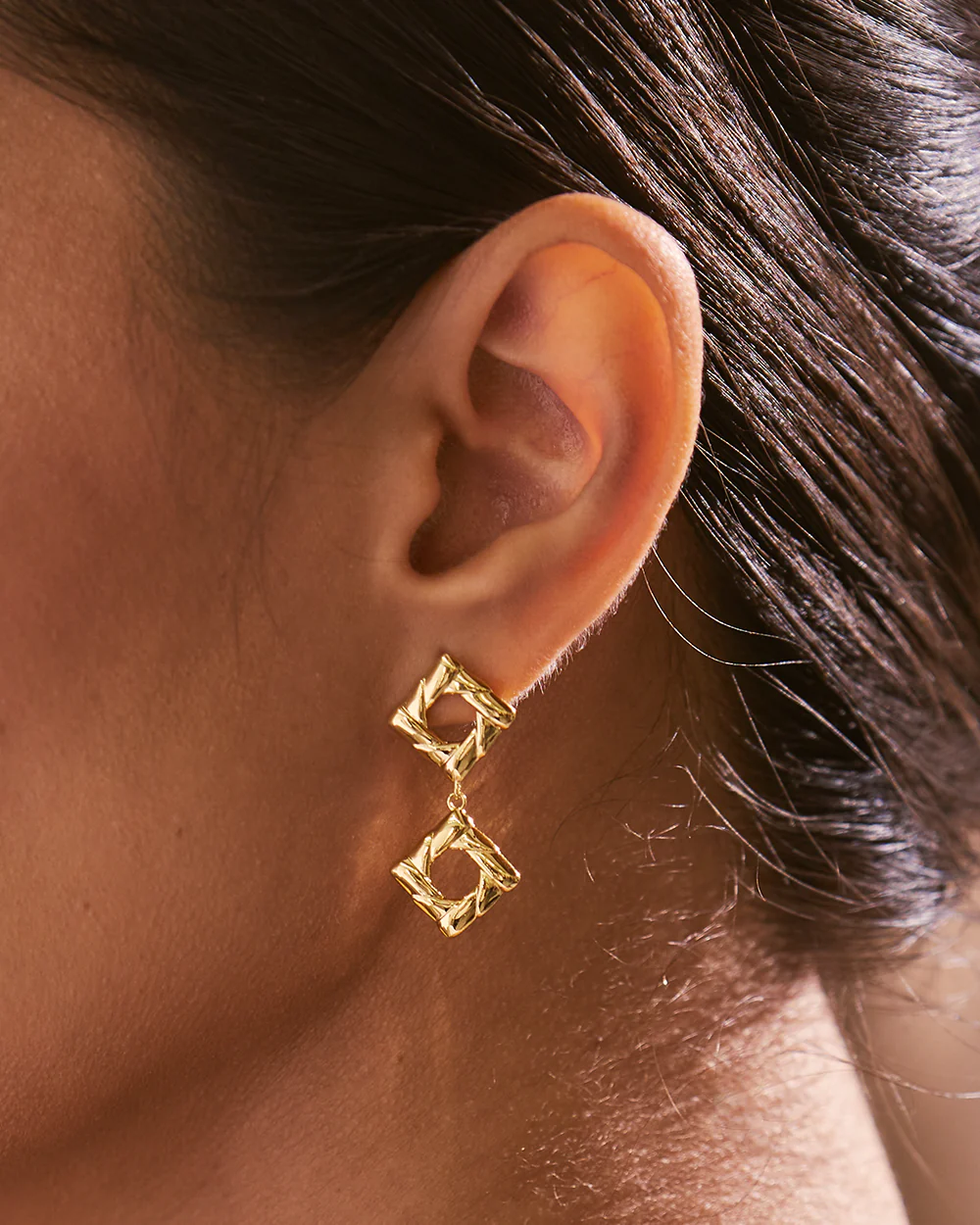 Mariela Gold Studs - Image 3