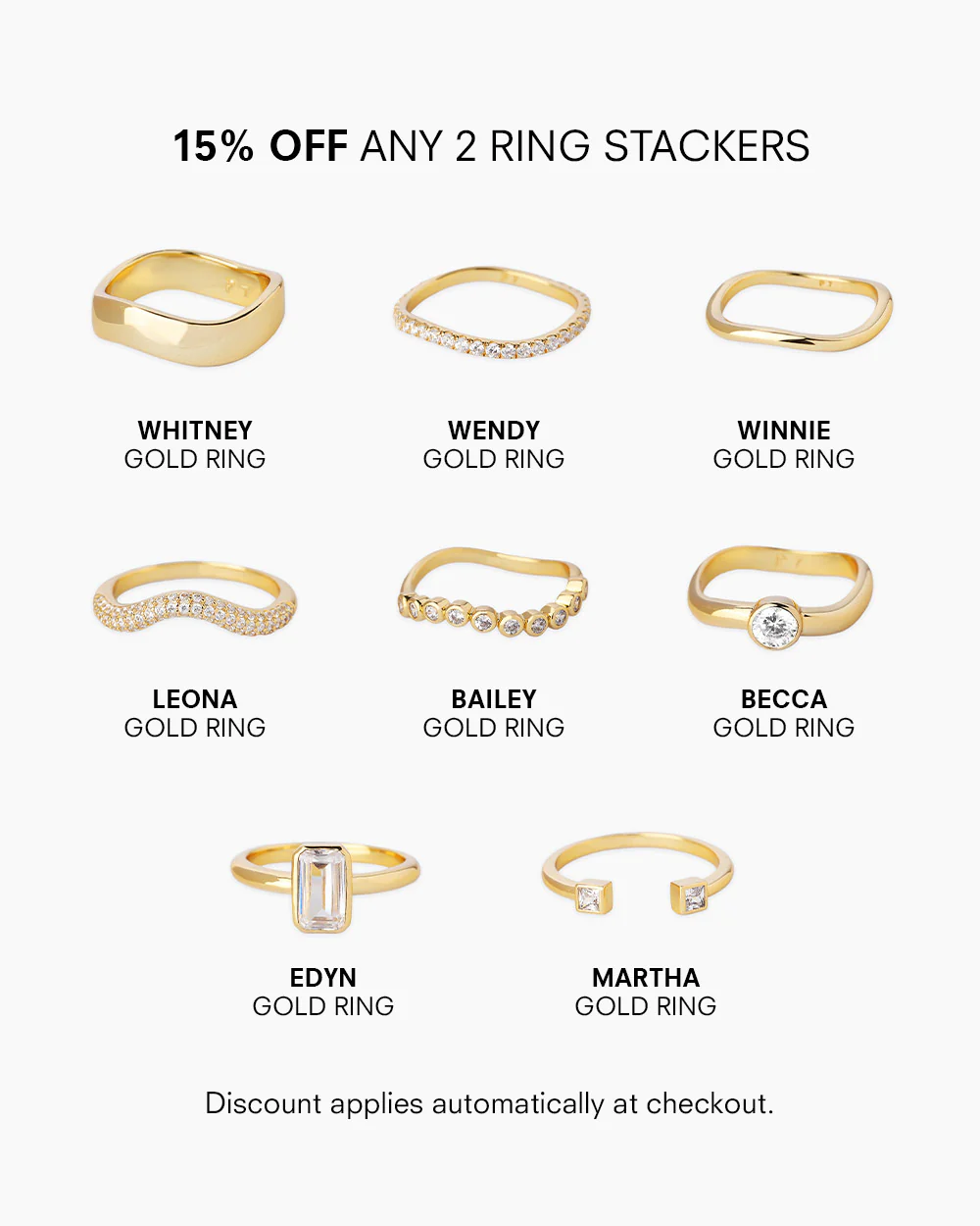Becca Gold Ring - Image 6