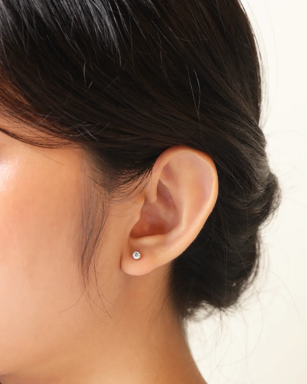 Max Silver Flatback Stud - Image 3