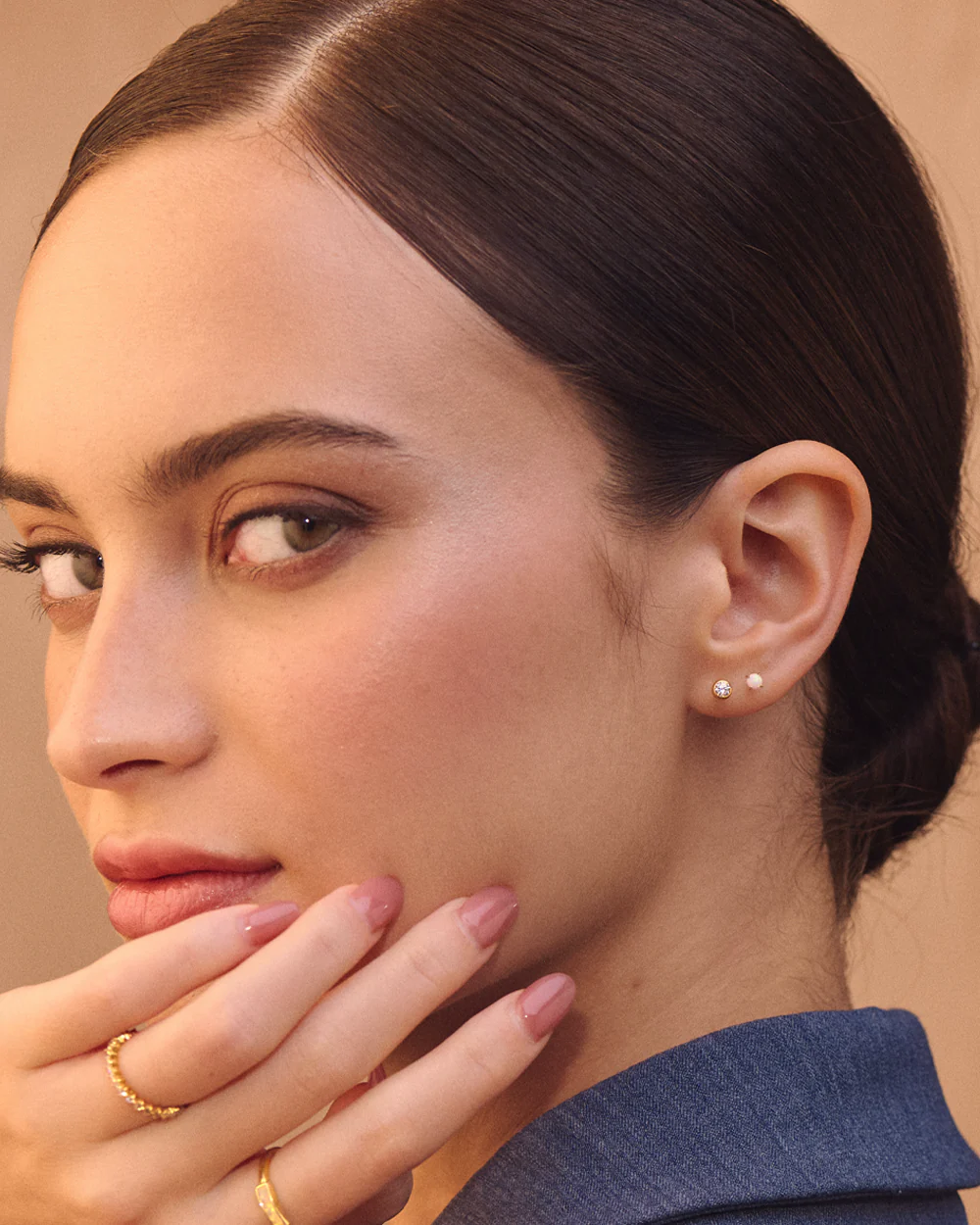 Max Gold Flatback Stud - Image 4