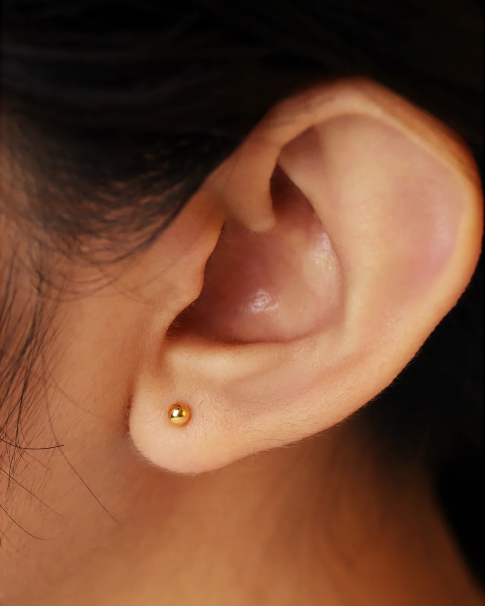 Mon Gold Flatback Stud - Image 2